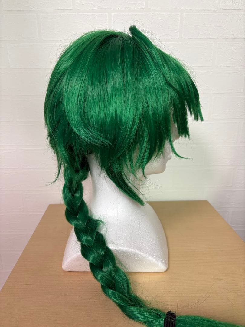 値下げ中✨にじさんじ 緑仙 コスプレ 衣装 ウィッグ　アイブロウペンシル　下地