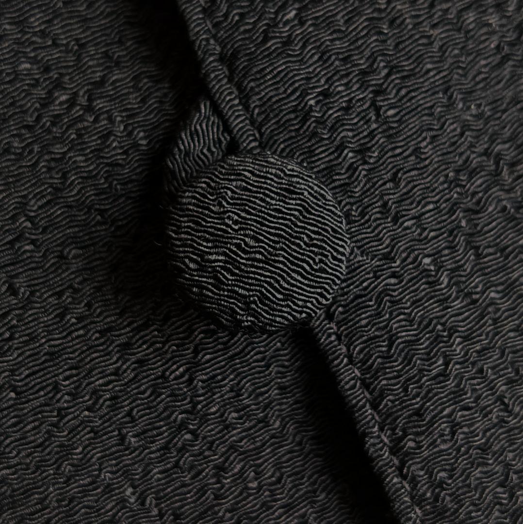 【詩仙堂 BY HITOSHI】シャツワンピース くるみ釦 前開き ちりめん