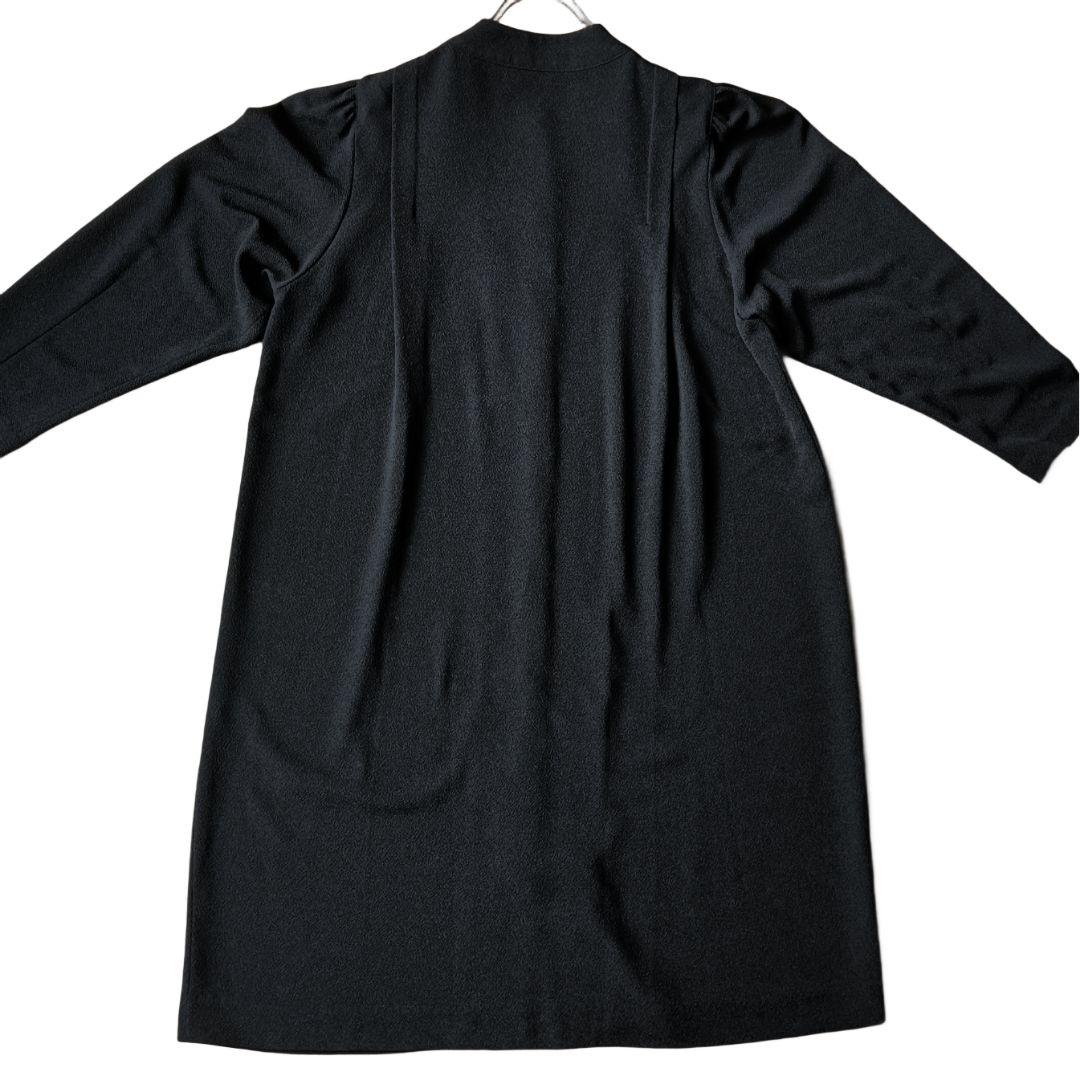 【詩仙堂 BY HITOSHI】シャツワンピース くるみ釦 前開き ちりめん