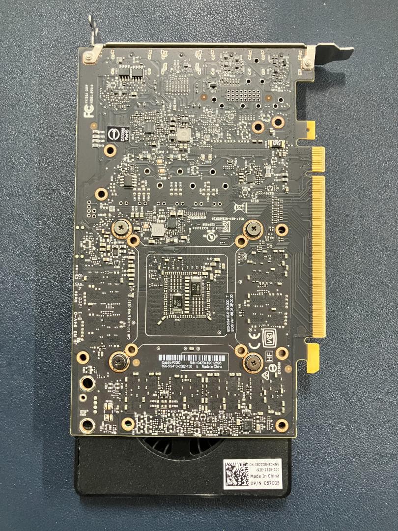【動作確認済】NVIDIA Quadro P2000 5GB GDDR5