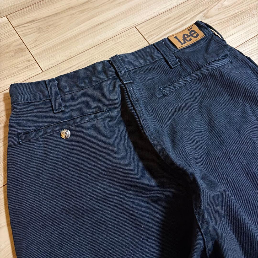 70s 80s Lee ワークパンツ 黒 コットン USA製 フリスコ