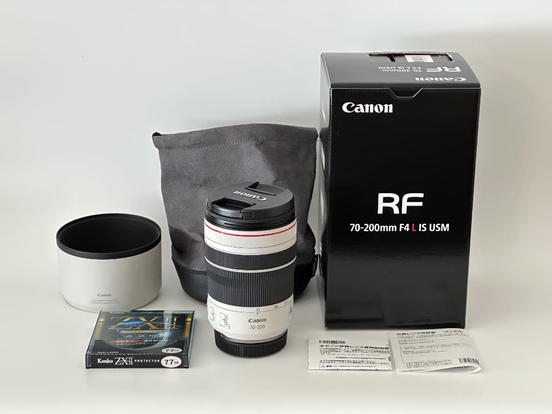 【美品/フィルター付】Canon RF70-200mm F4 L IS USM