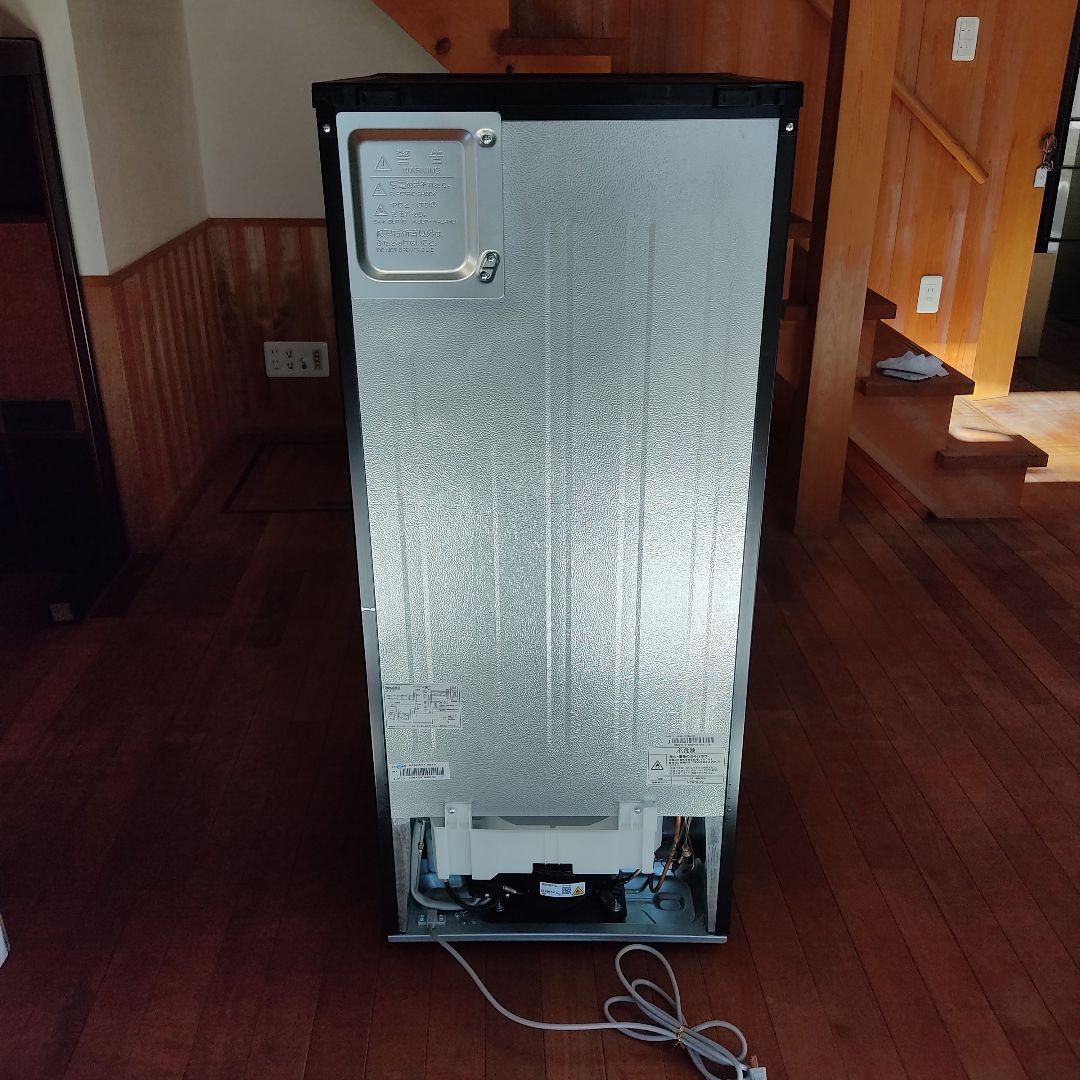 Haier2ドア冷蔵庫 黒 一人暮らし 2023 霜取不要 耐熱天板 『美品』