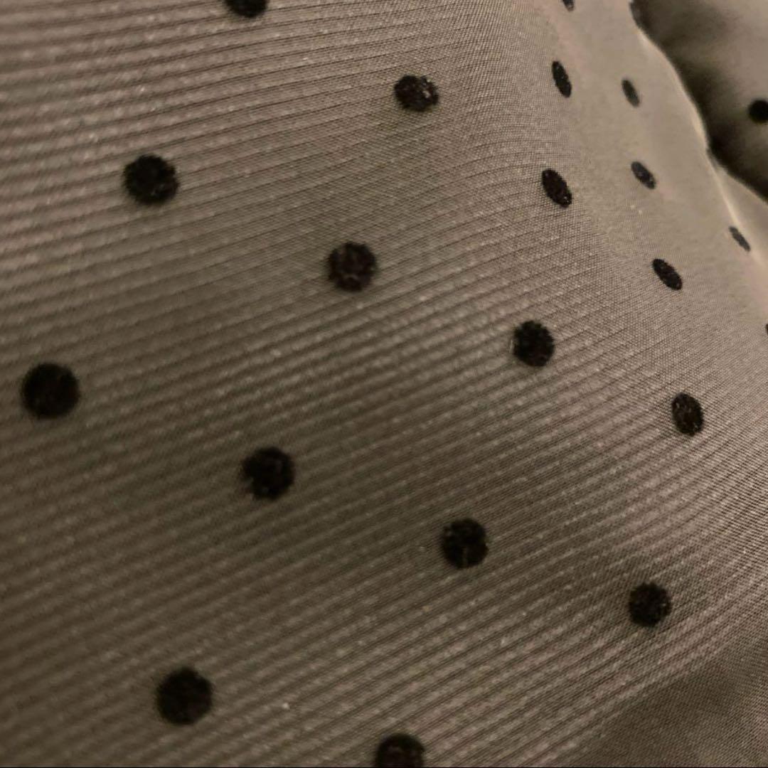 ドット柄 黒 キャミワンピース　ツルバイマリコオイカワ