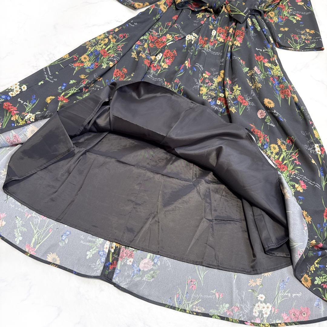 25SS 自由区 カタログ掲載 フラワーガーデンプリント ワンピース 38