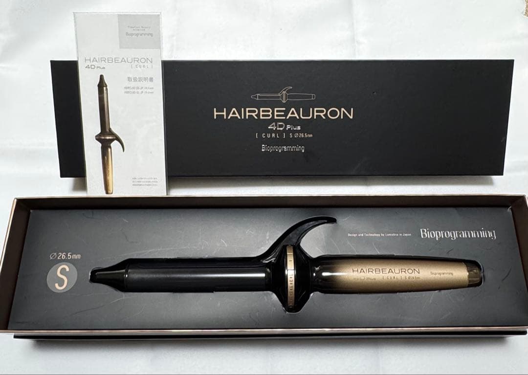 【美品】HAIRBEAURON 4D Plus カールアイロン 26.5mm S