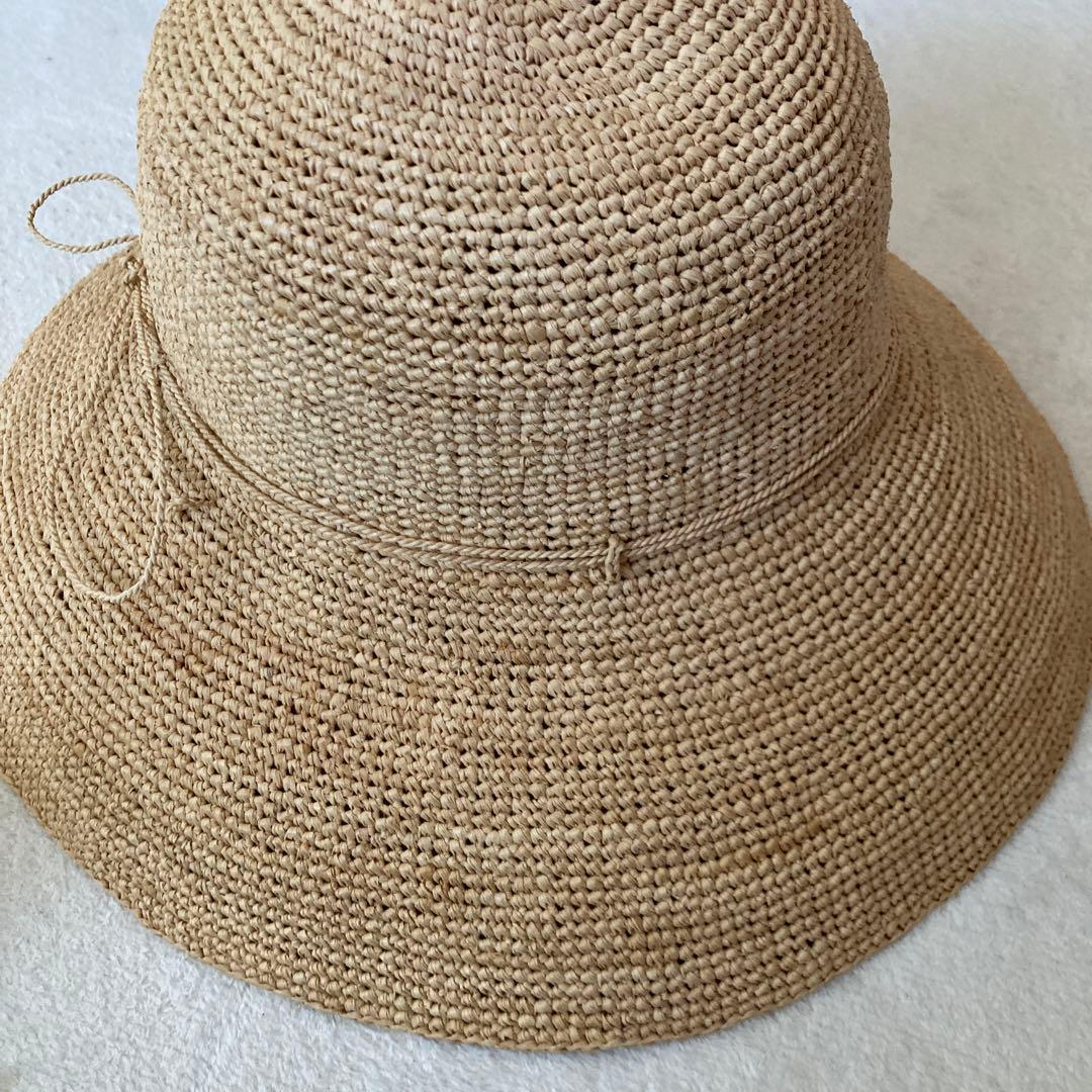 極美品⭐️HELEN KAMINSKI ストローハット 麦わら帽子 つば広め