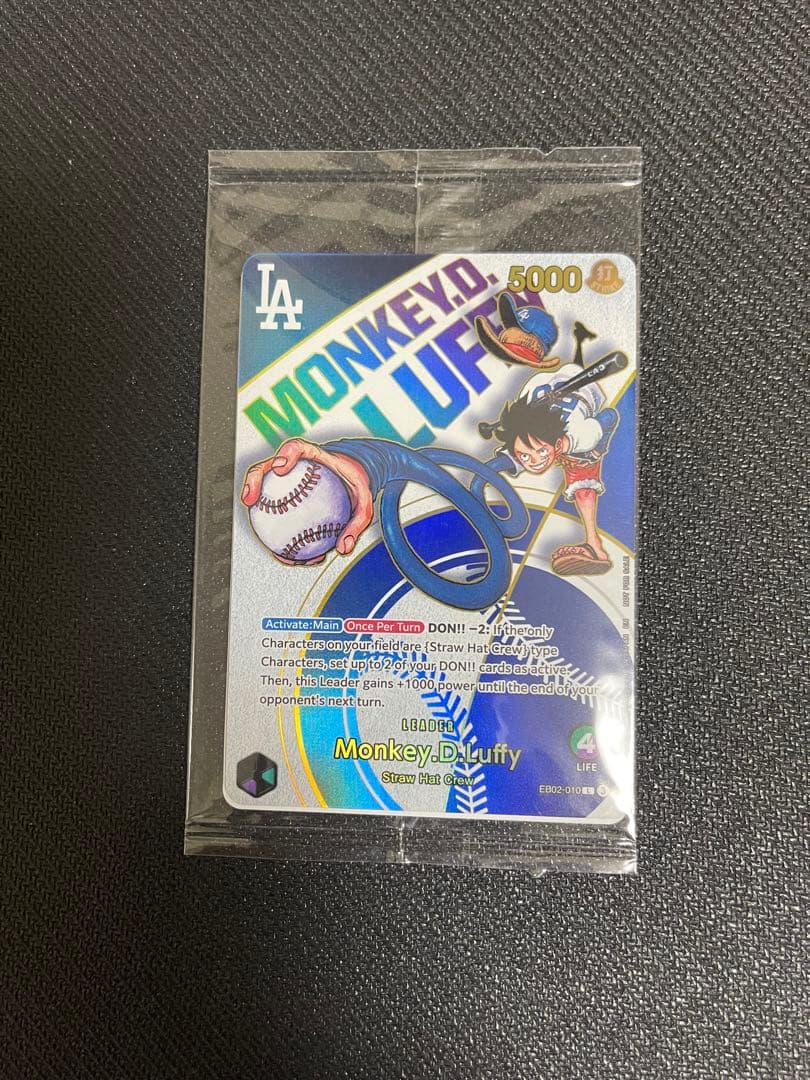 ワンピースカード、ドジャース✖️ルフィ、