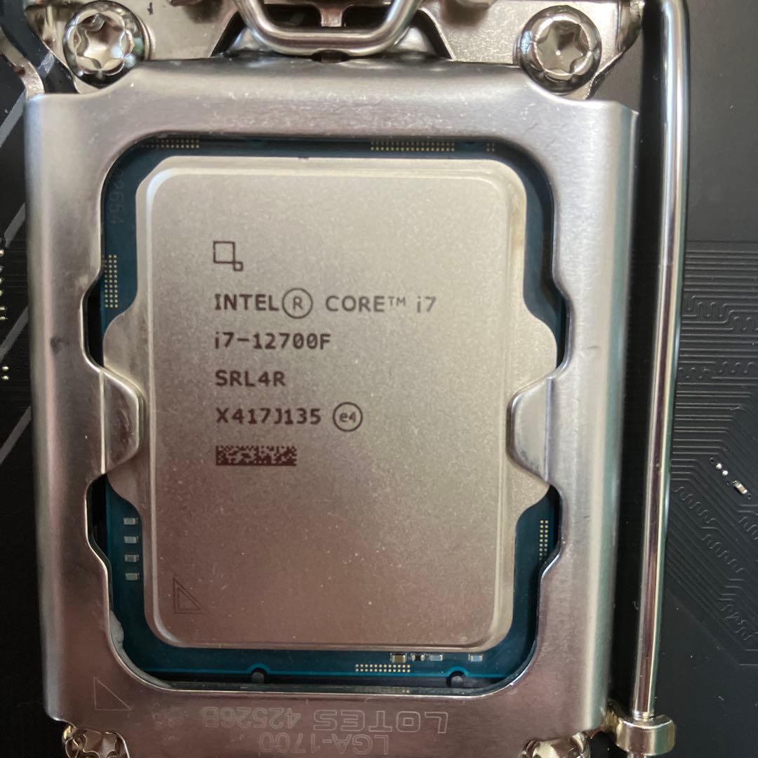 Intel Core i7-12700F + MSI B760M-A + メモリ