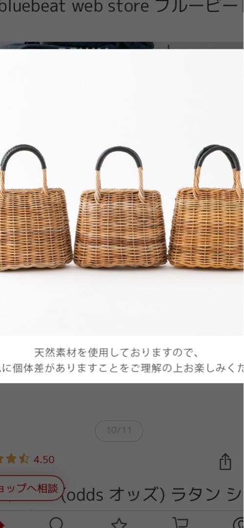 odds アラログ　かごバッグ