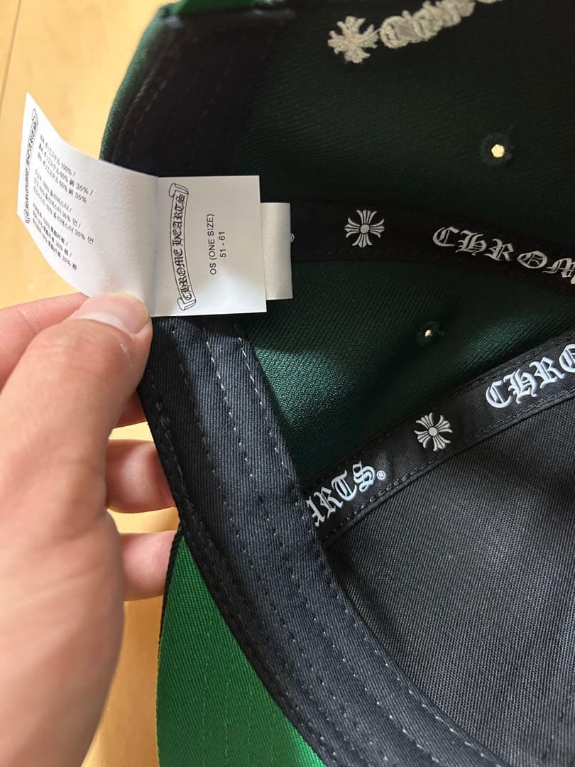 CHROME HEARTS ベースボールキャップ ダークグリーン