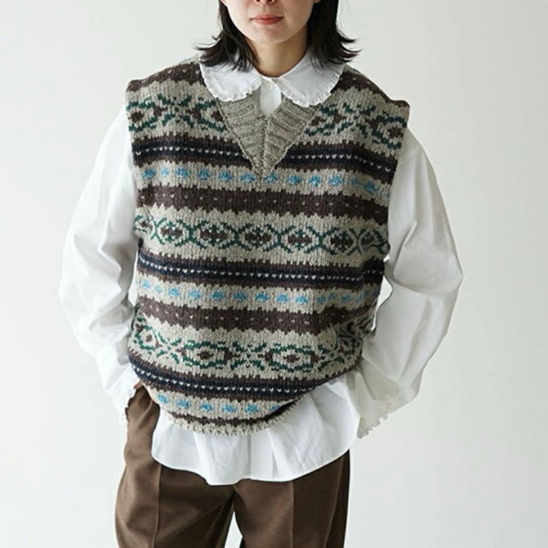よねきち様。THE SHINZONE フェアアイルベスト FAIR ISLE