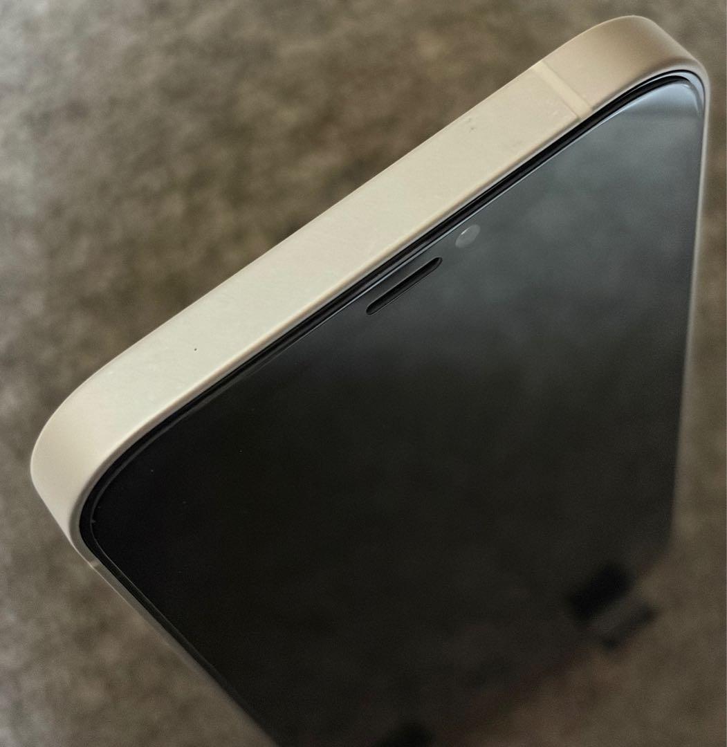 【極美品】iPhone12 128GB 白 SIMフリー 純正バッテリー100%