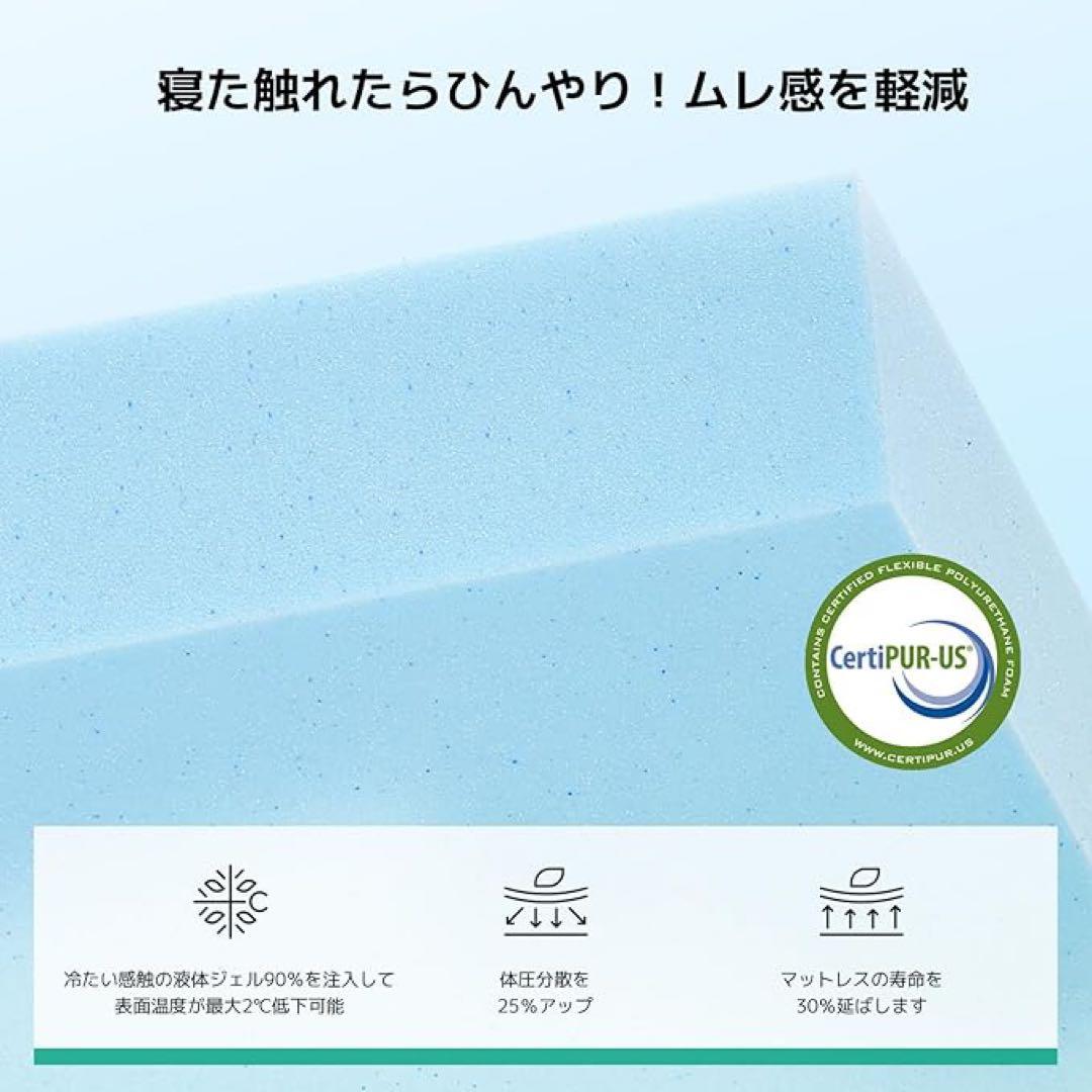 マットレス セミダブル やや硬め 厚さ16cm 吸湿 消臭 高反発 高密度