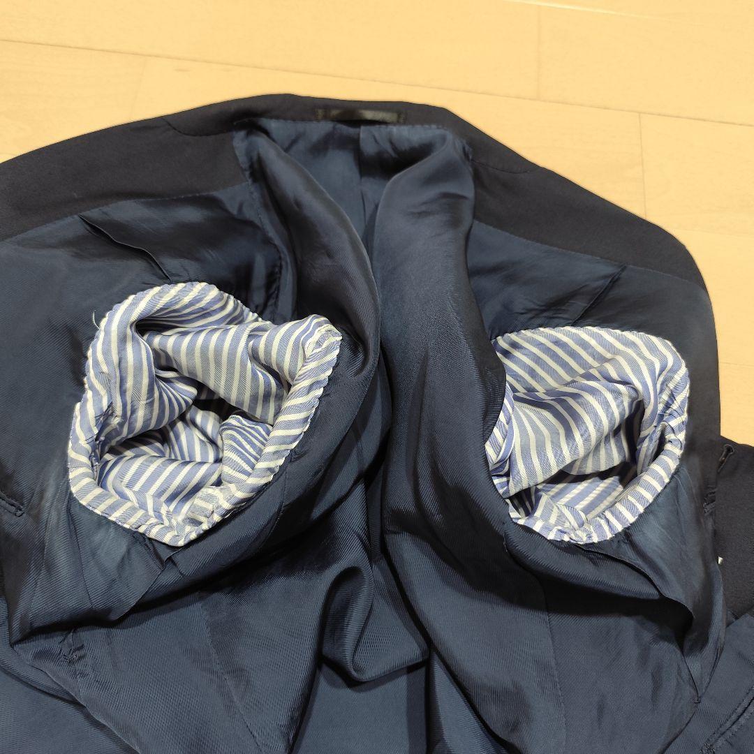 美品 トゥモローランド ピルグリム×ゼニア セットアップ 大きいサイズ 紺 50