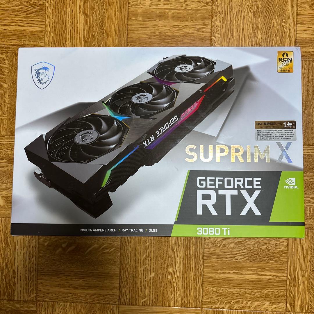 MSI GeForce RTX 3080 Ti SUPRIM X 本体