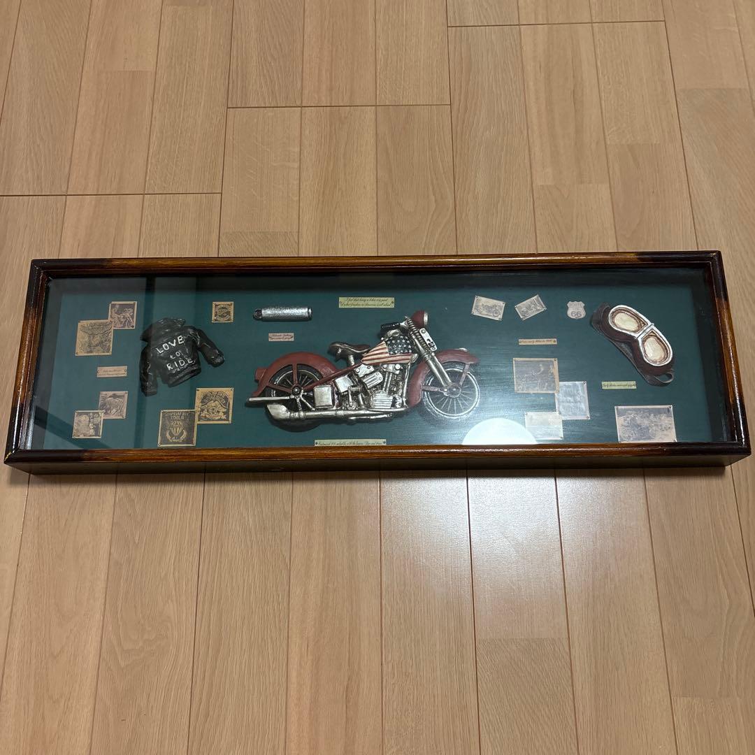 t*u様 超メルカリ祭限定ハーレーダビッドソン壁掛けオブジェ70sレトロ