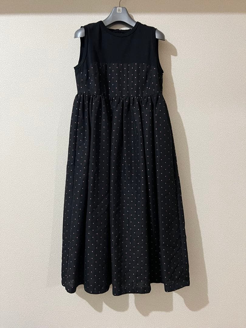 OBLI オブリ 米沢別注ドッキングピンクドットワンピース