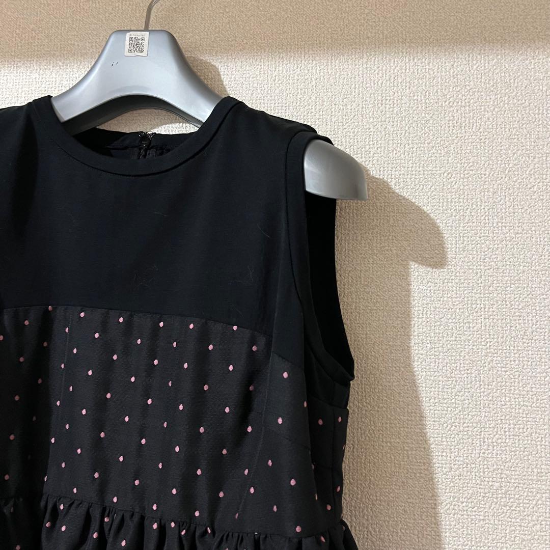 OBLI オブリ 米沢別注ドッキングピンクドットワンピース