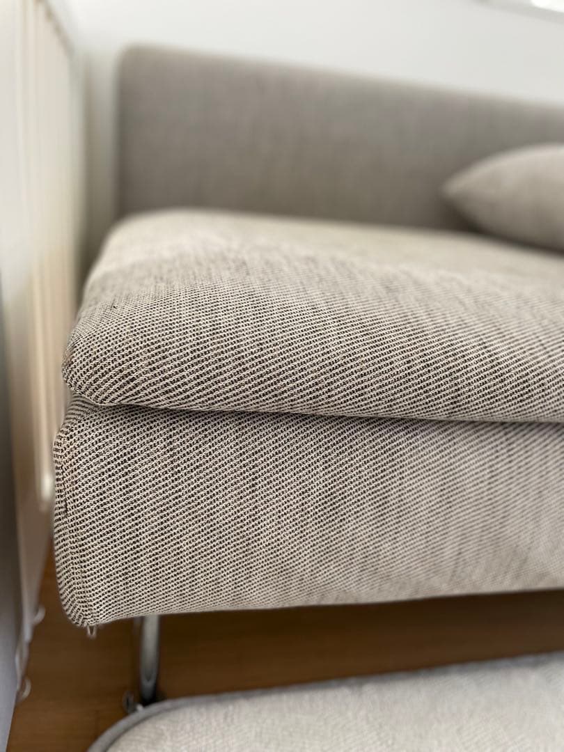 IKEA ソーデルハムン 3人掛けソファ　ヴィーアルプ ベージュ/ブラウン