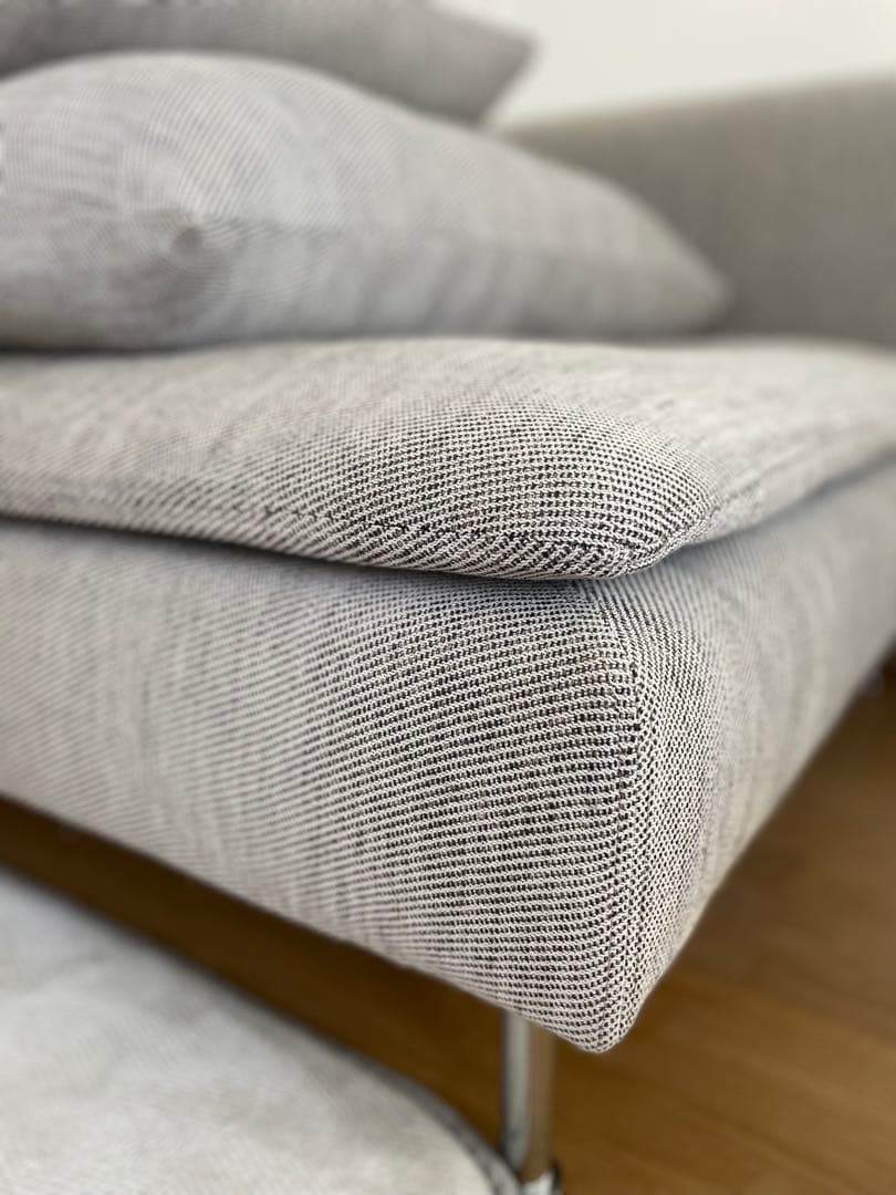 IKEA ソーデルハムン 3人掛けソファ　ヴィーアルプ ベージュ/ブラウン