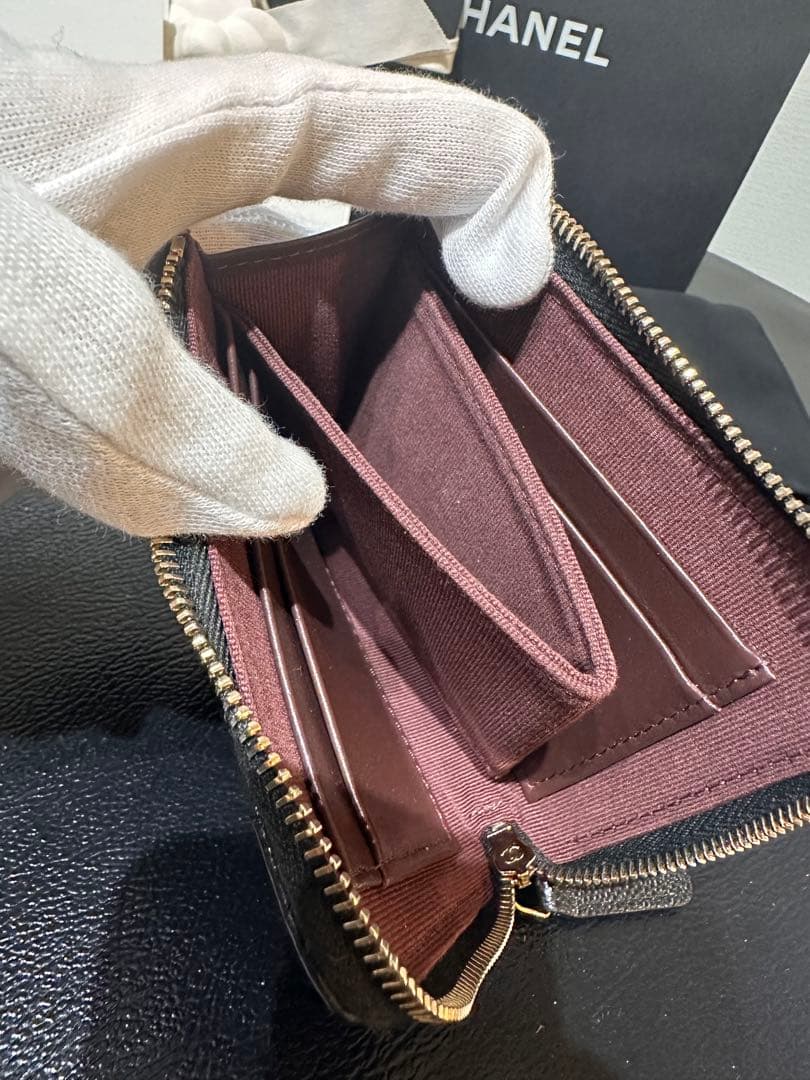 CHANEL L字コンパクト財布
