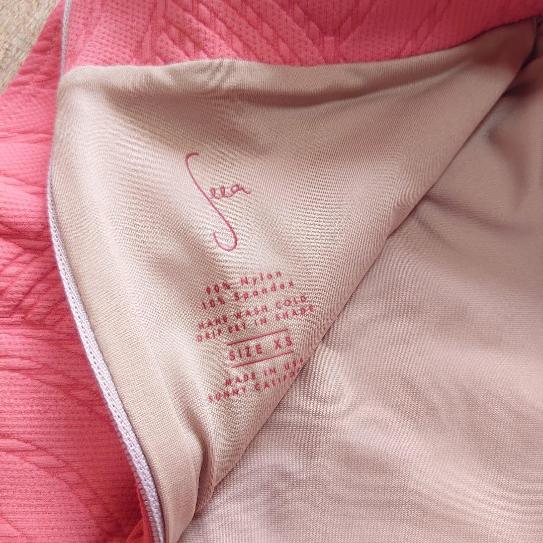 【 新品 タグ付き】Seea シーア 水着 ビキニ ピンク XS 日本 S相当