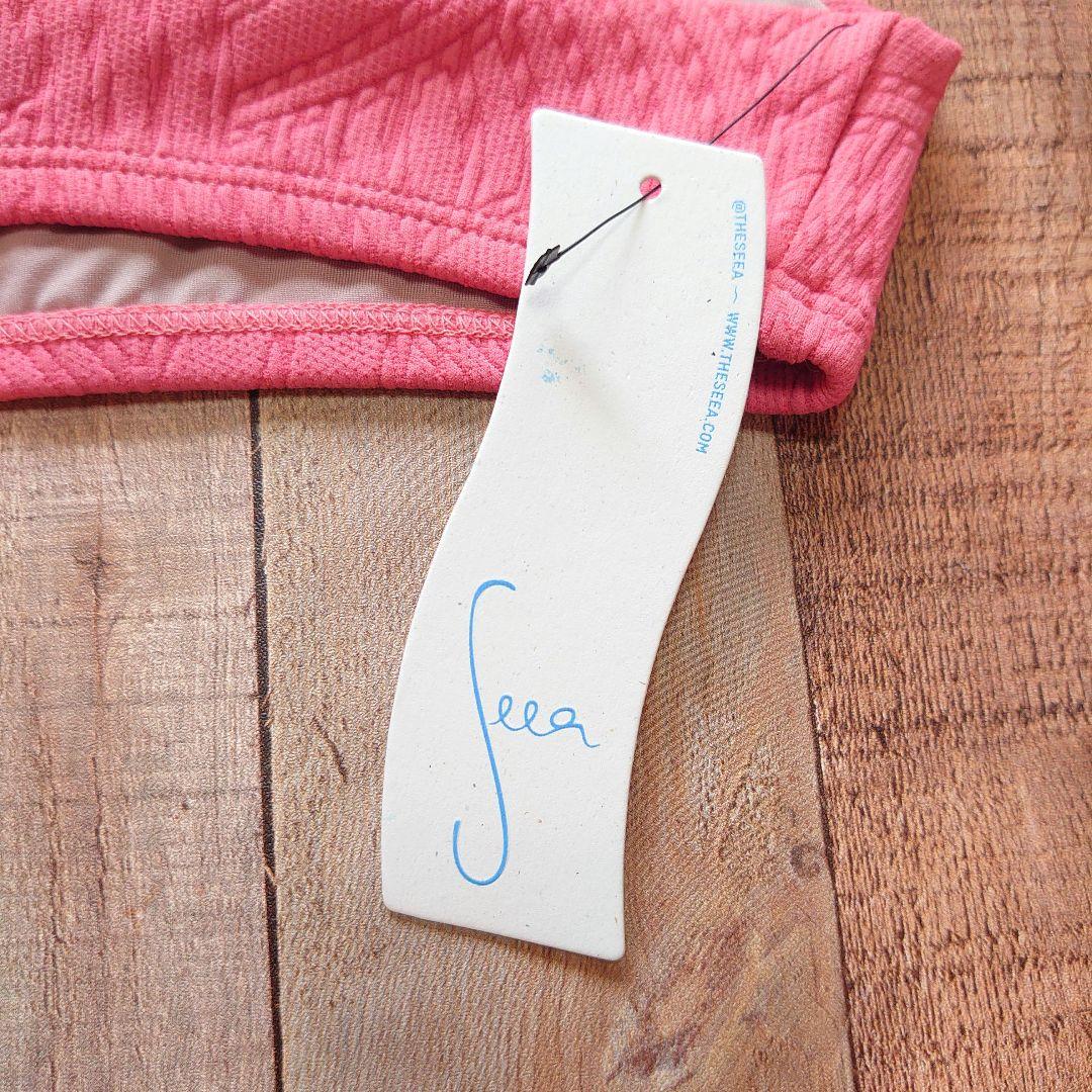 【 新品 タグ付き】Seea シーア 水着 ビキニ ピンク XS 日本 S相当