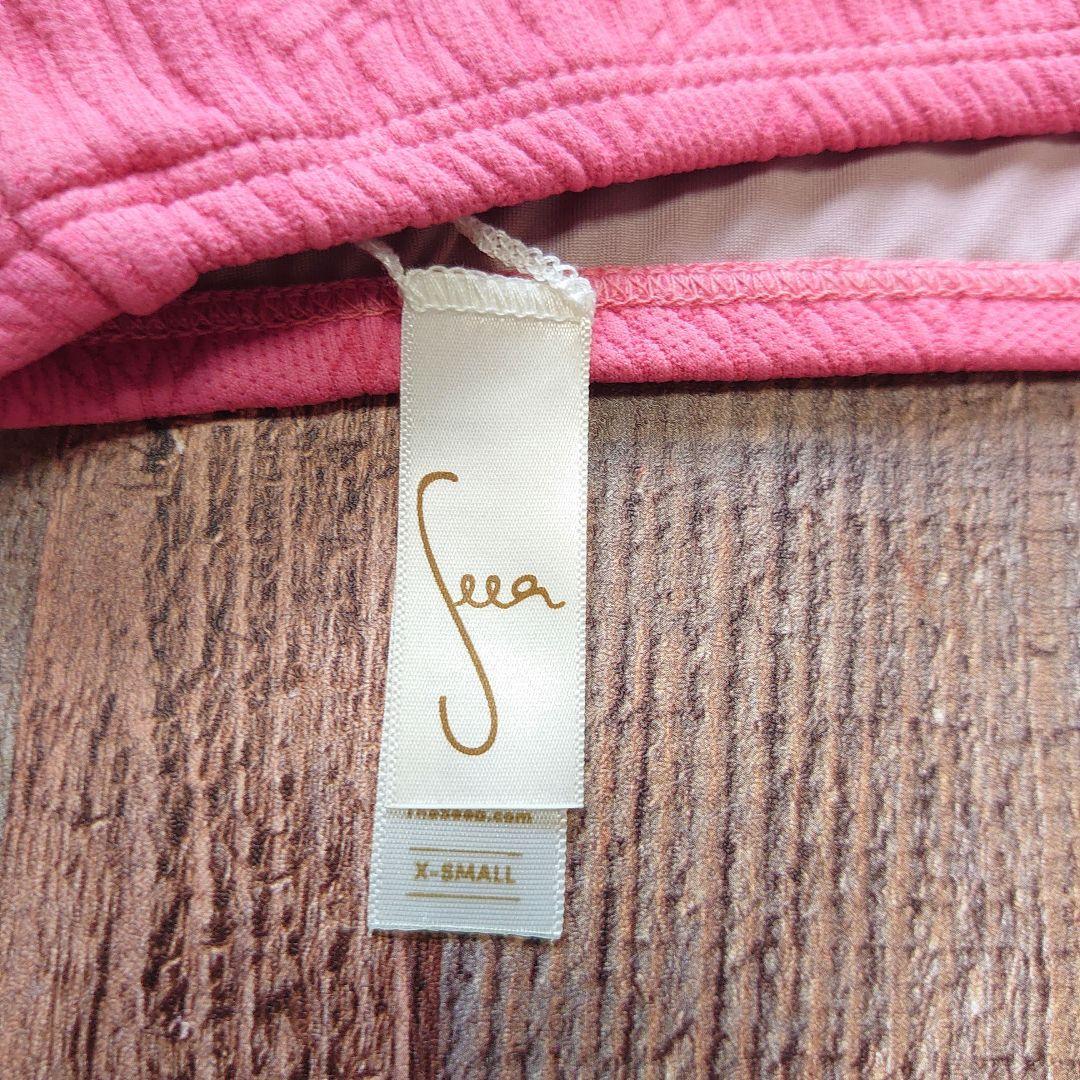 【 新品 タグ付き】Seea シーア 水着 ビキニ ピンク XS 日本 S相当