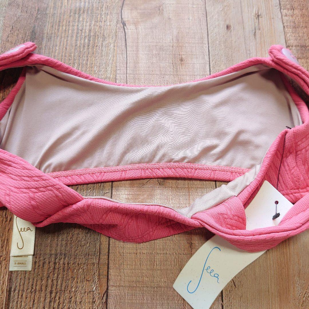 【 新品 タグ付き】Seea シーア 水着 ビキニ ピンク XS 日本 S相当