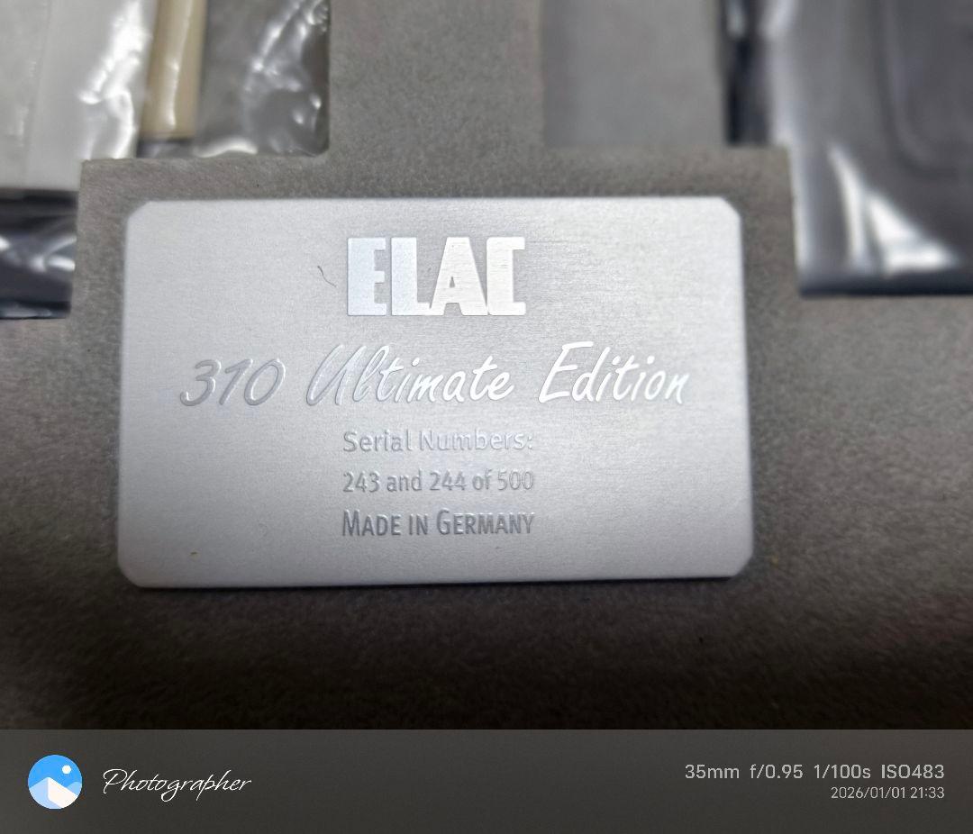 ELAC 310 ULTIMATE EDITION 100ペア限定