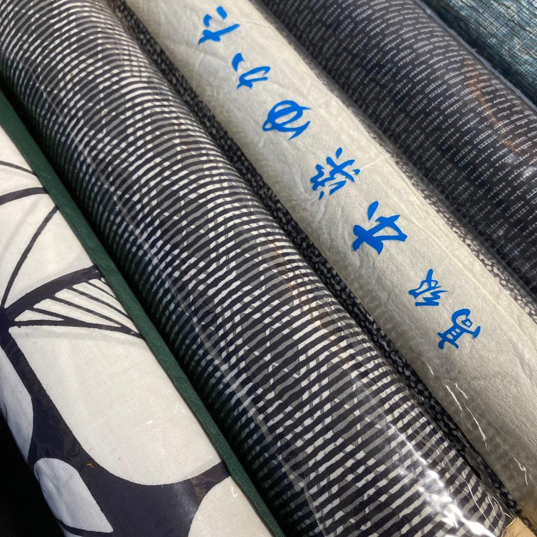 着物と帯オレンジ y169◾️未使用美品全て木綿浴衣反物20点まとめて◾️