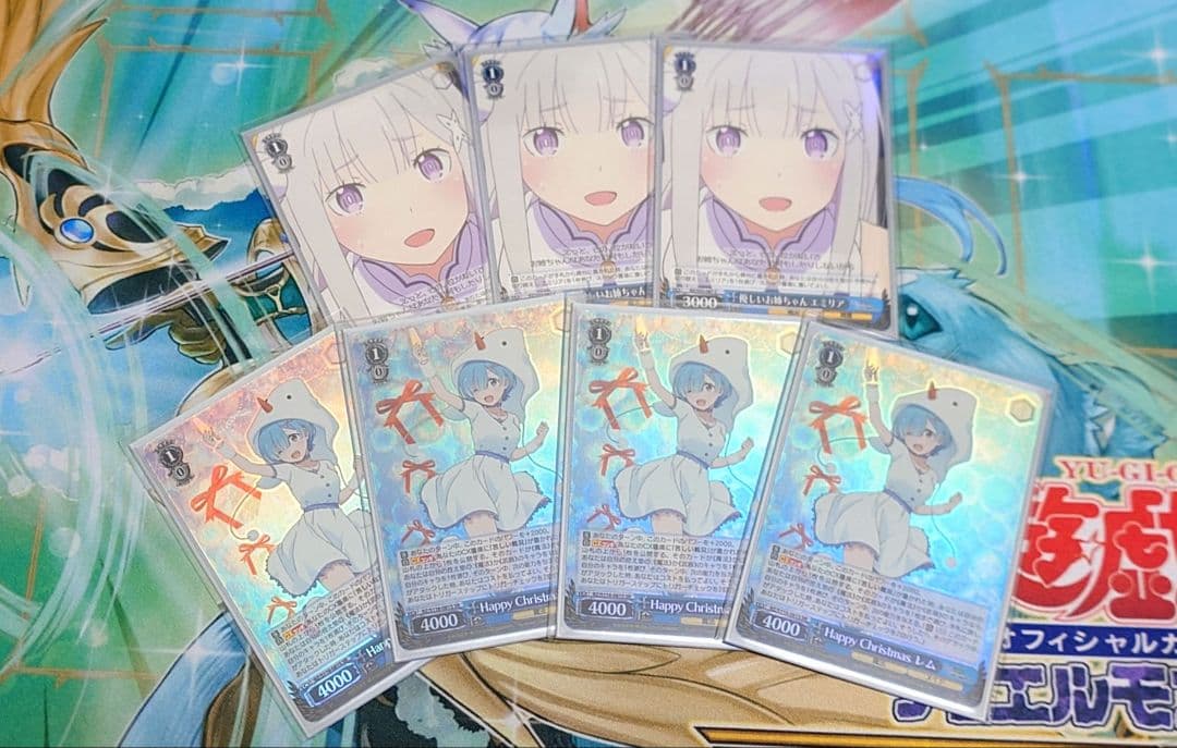 WS ヴァイスシュヴァルツ　Reゼロ リゼロ　８門デッキ　高レア多数　調整パーツ