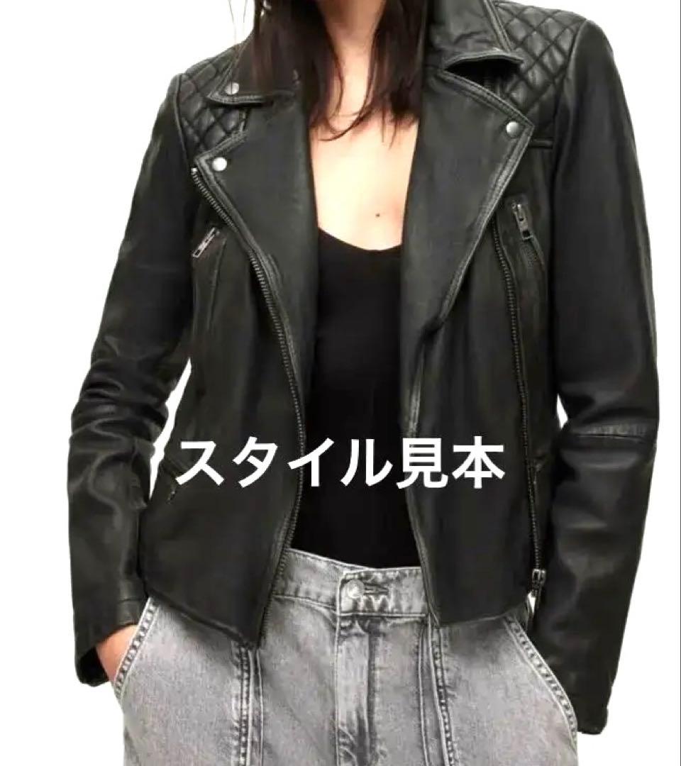 新品未使用品ライダースジャケット　ワインカラーALLSAINTS