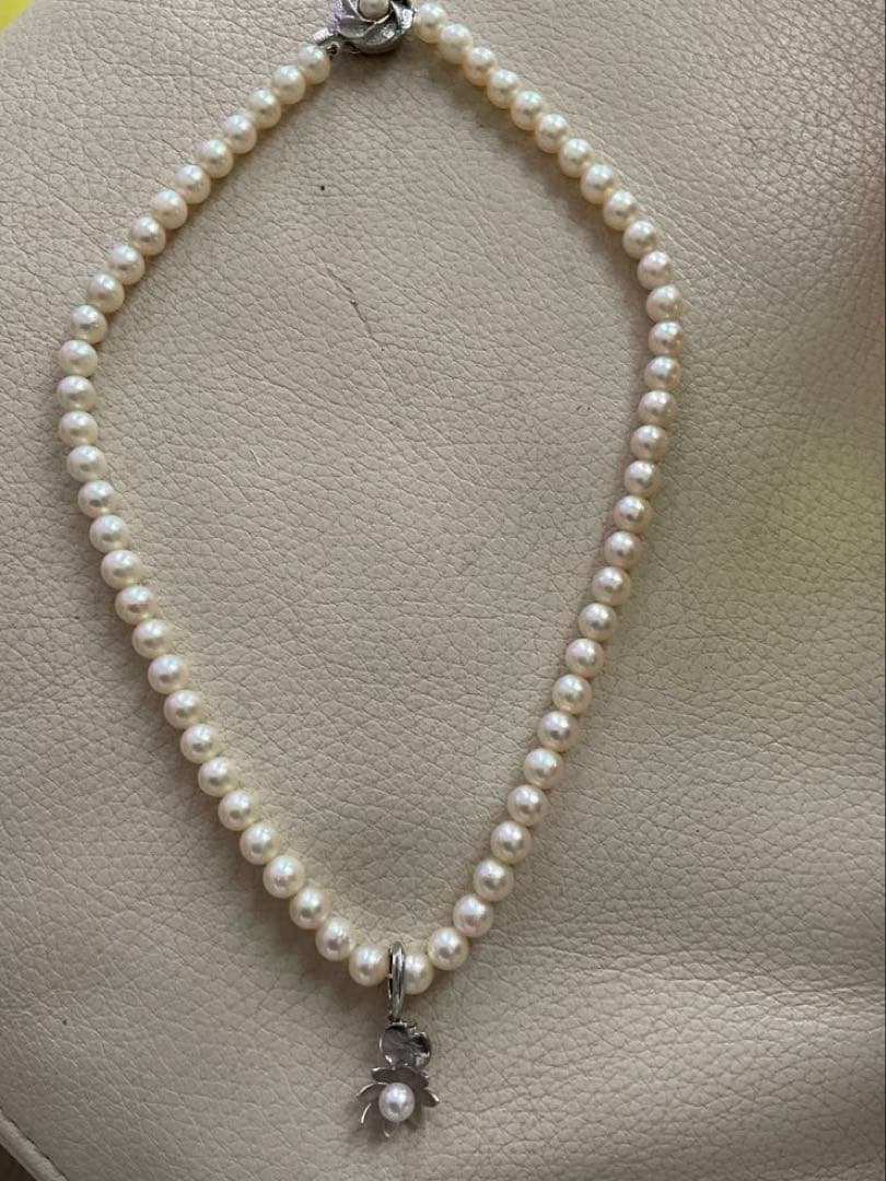 今週限定　TASAKI 18k WG ペンダントトップ　ダイヤ0.01ct