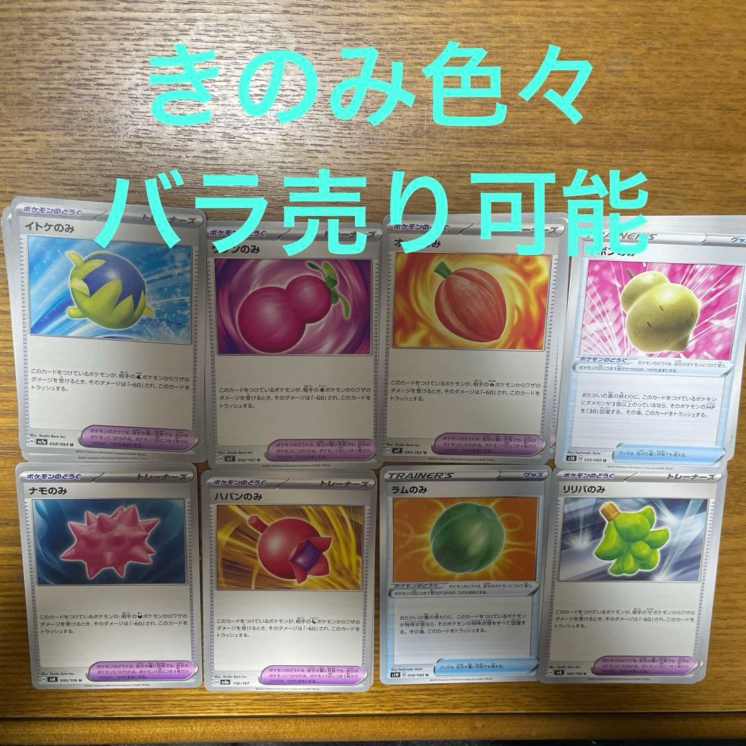 きのみ色々　バラ売り可能