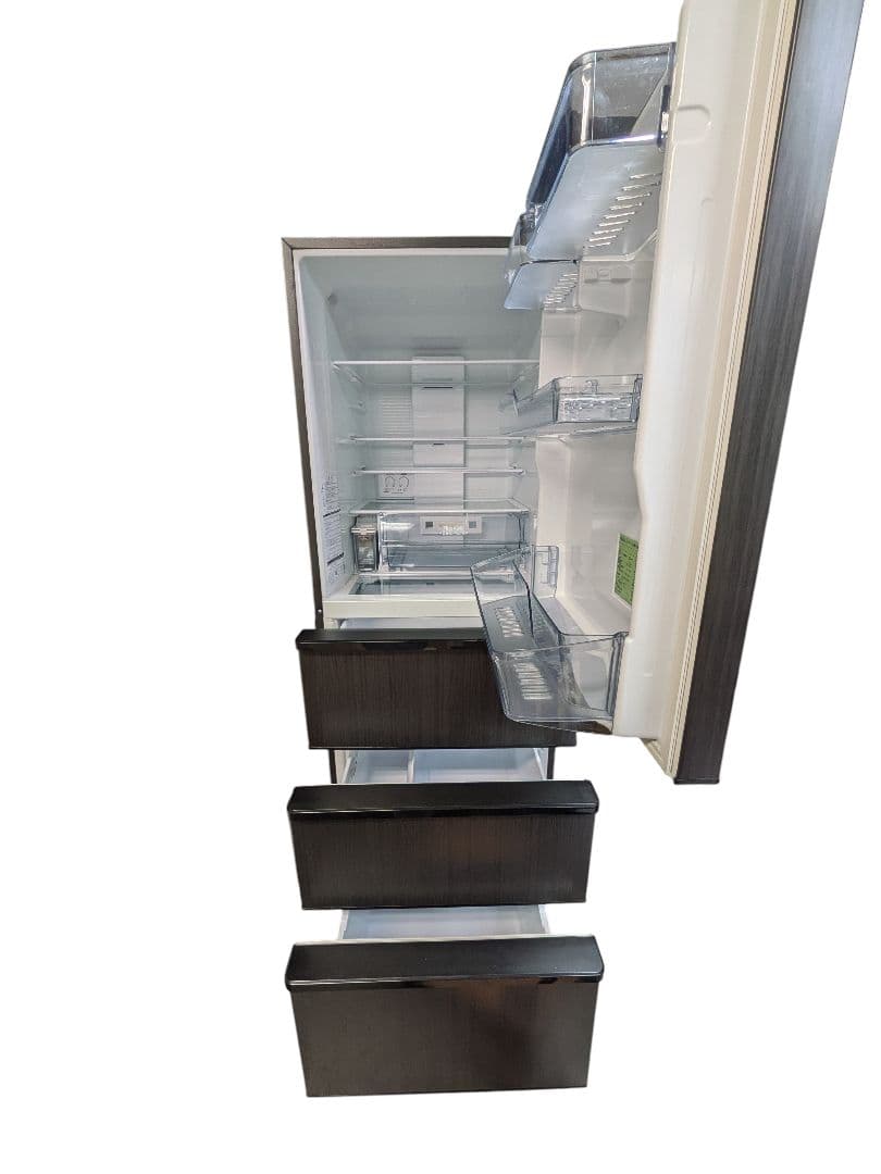 美品 2024年製 AQUA ノンフロン冷凍冷蔵庫 AQR-V37P(K)