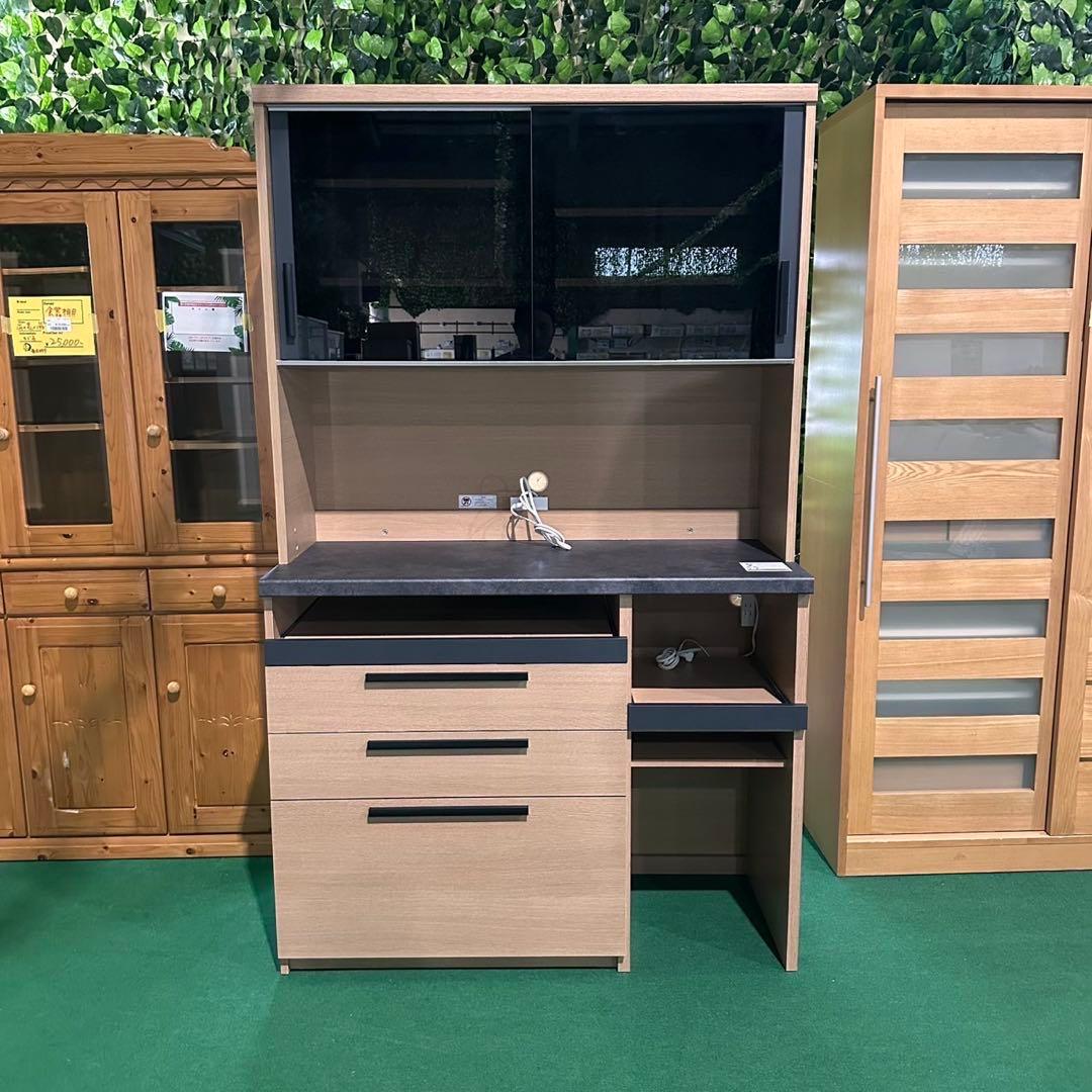 パモウナ キッチンボード SY-1200R キッチン収納 食器棚 G008