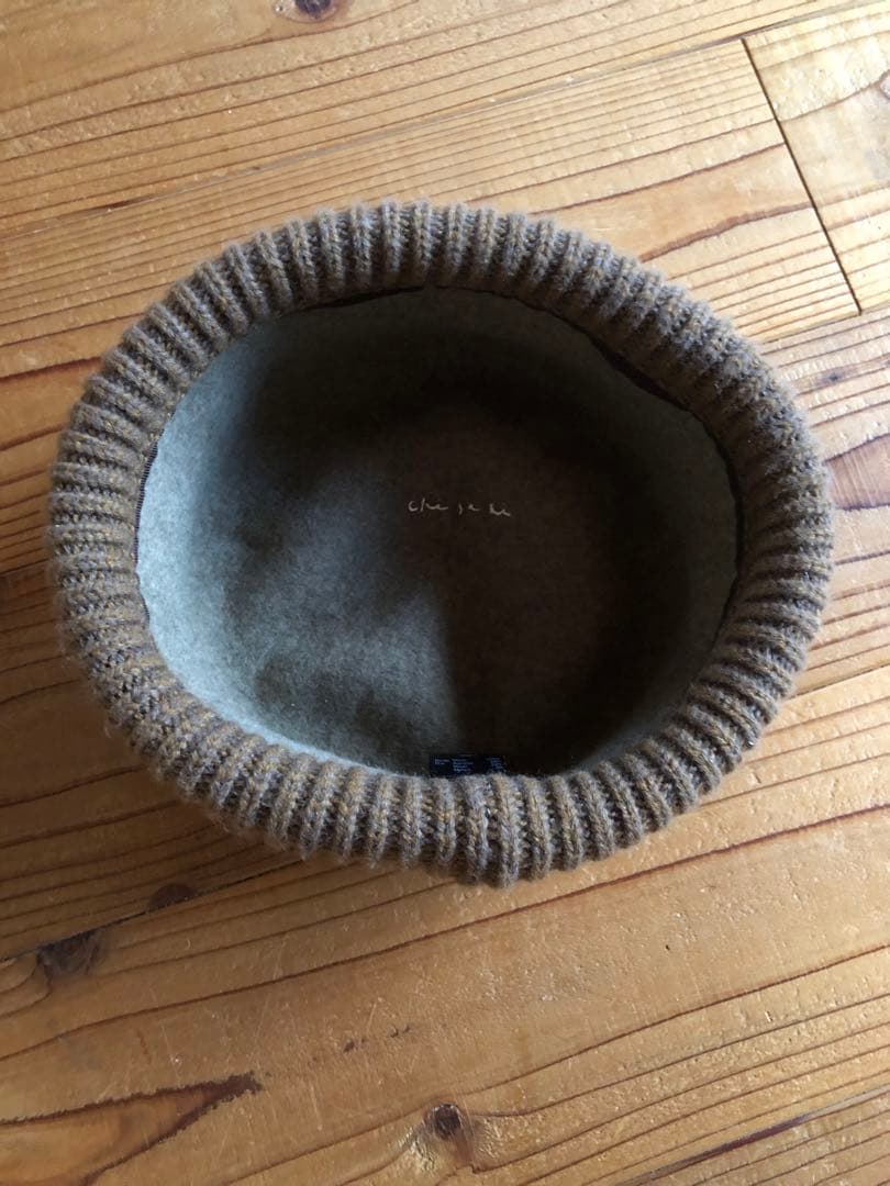chisaki チサキ　ウールキャップ　ニット帽