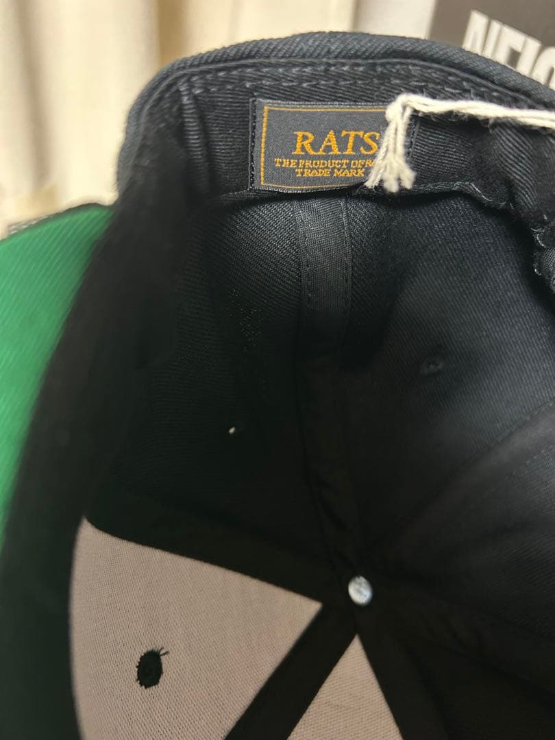 RATS CAP BLACK × ASH GOLD 未使用品