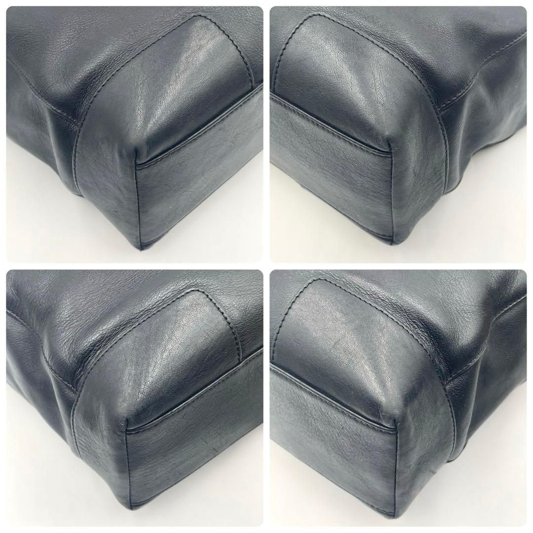 【美品】LOEWEロエベ ビジネスバッグ 2way メンズ レザー アナグラム