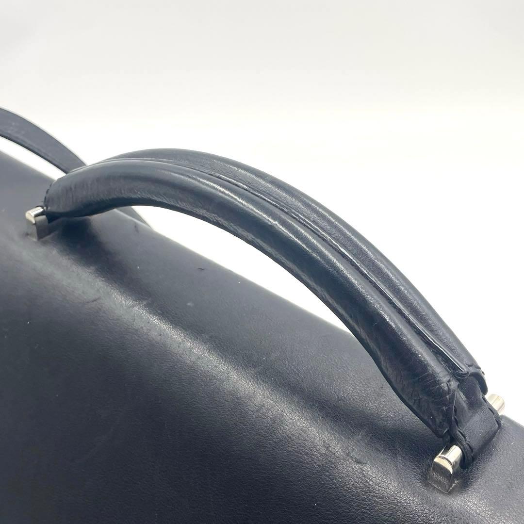 【美品】LOEWEロエベ ビジネスバッグ 2way メンズ レザー アナグラム