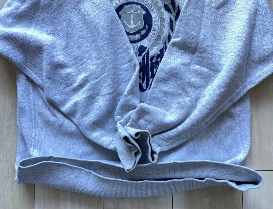 90s USA製 champion リバースウィーブ ロードアイランド デカロゴ