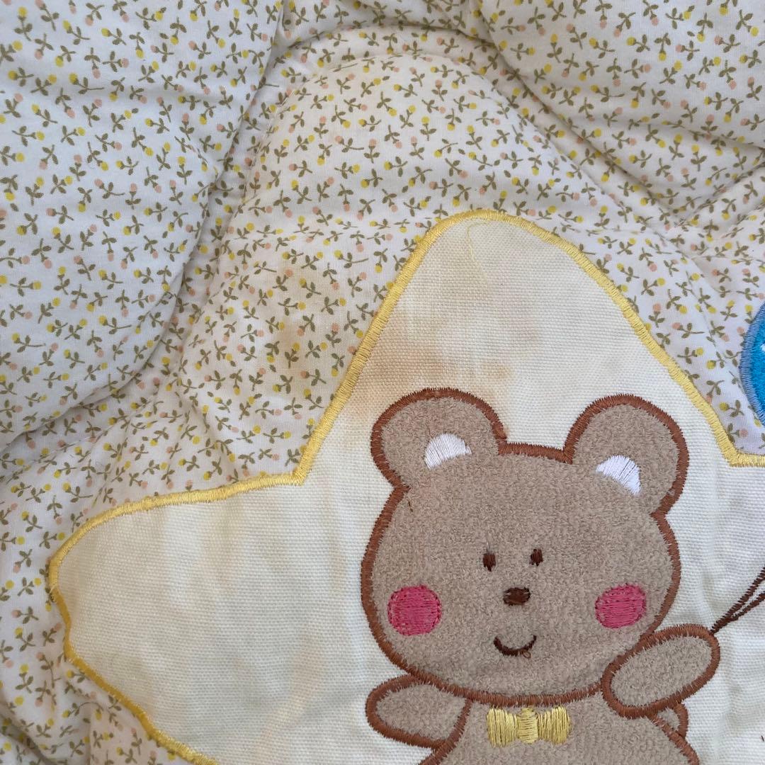 ヴィンテージラタン ベビーベッド 折り畳み キャスター クーファン アンティーク