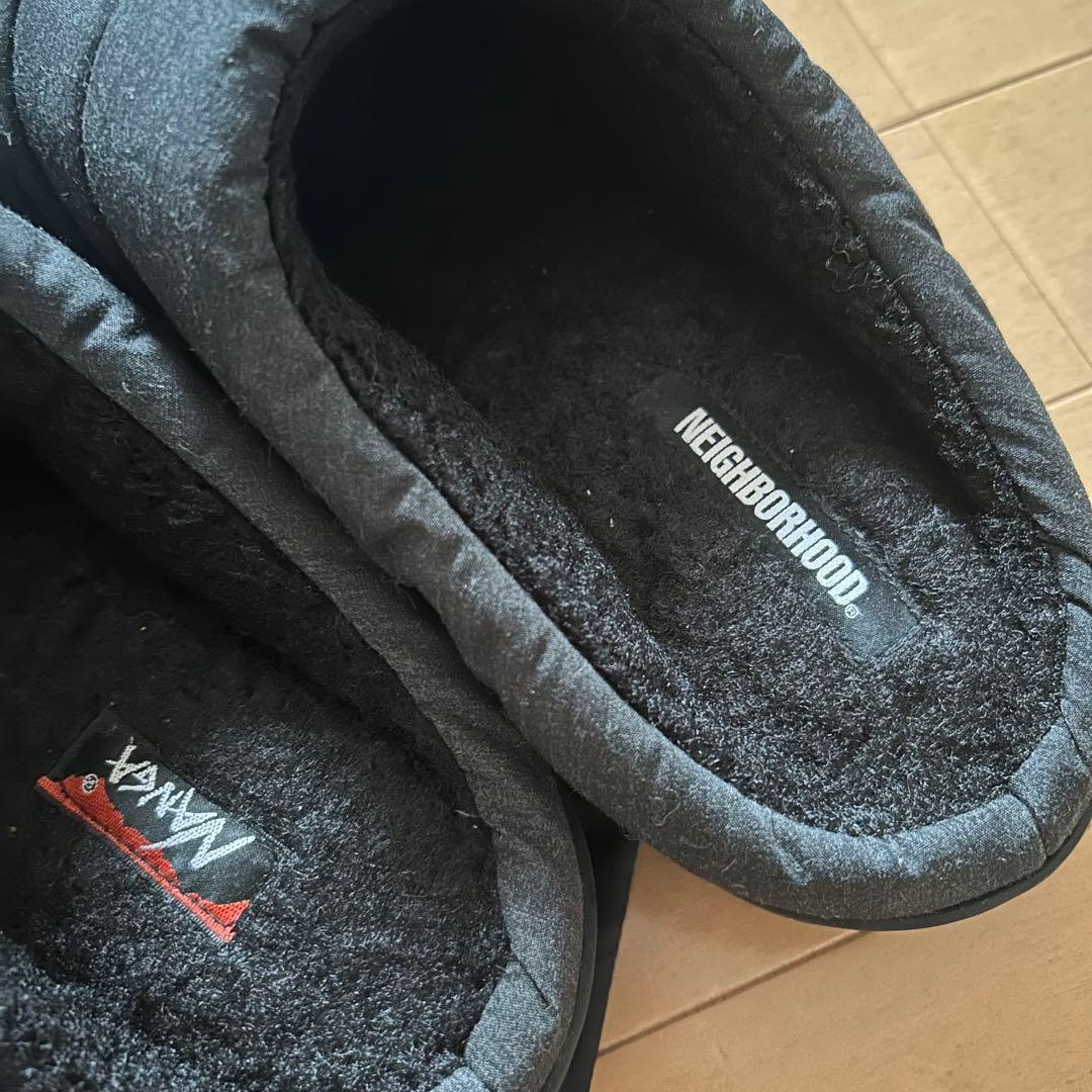 ネイバーNEIGHBORHOOD NANGA SUBU ブラックサンダル