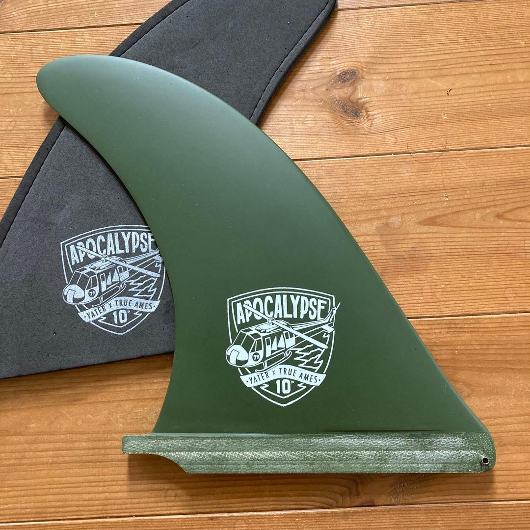 イェーター×トルゥーエイムズ　ロングボードフィン10インチ