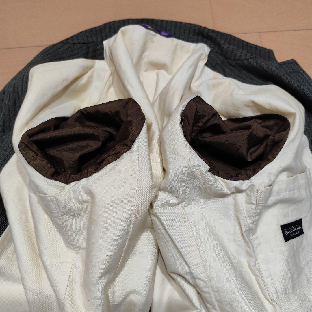 美品 ポールスミスコレクション 中綿入り テーラードジャケット クルミボタンXL