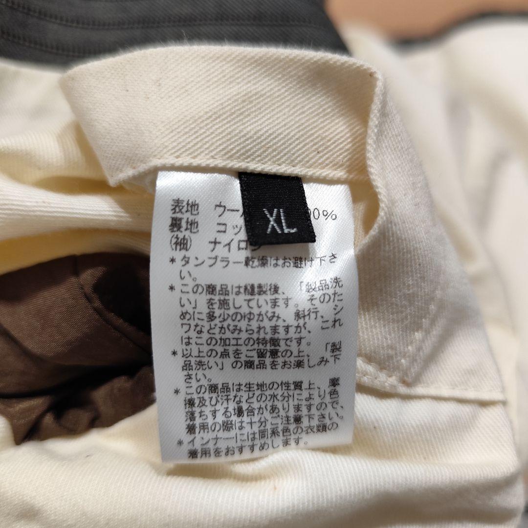 美品 ポールスミスコレクション 中綿入り テーラードジャケット クルミボタンXL