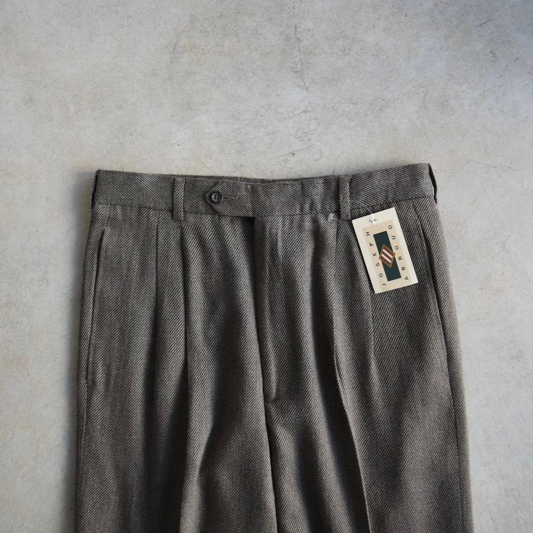 90s ジョゼフ・アブード ツータックスラックス W30 L30 ラルフ 未使用