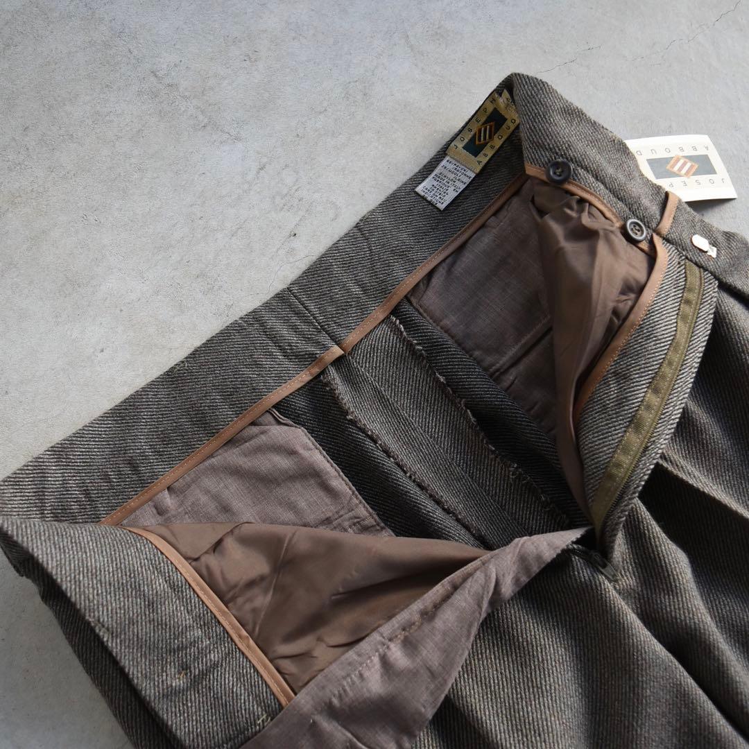 90s ジョゼフ・アブード ツータックスラックス W30 L30 ラルフ 未使用